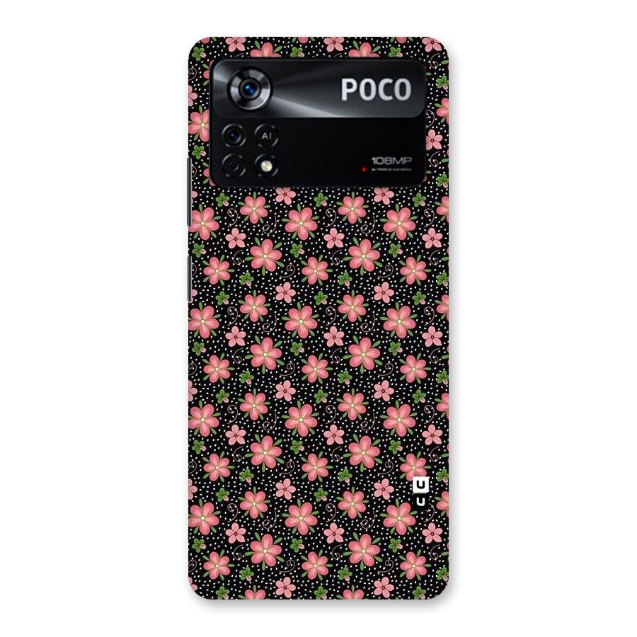 Cute Tiny Flowers Back Case for Poco X4 Pro 5G
