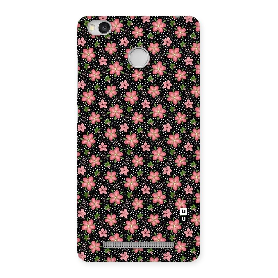 Cute Tiny Flowers Back Case for Redmi 3S Prime