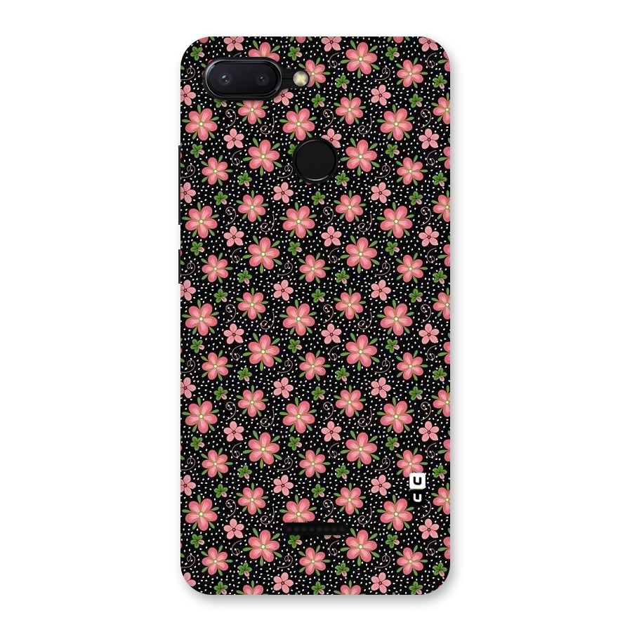 Cute Tiny Flowers Back Case for Redmi 6