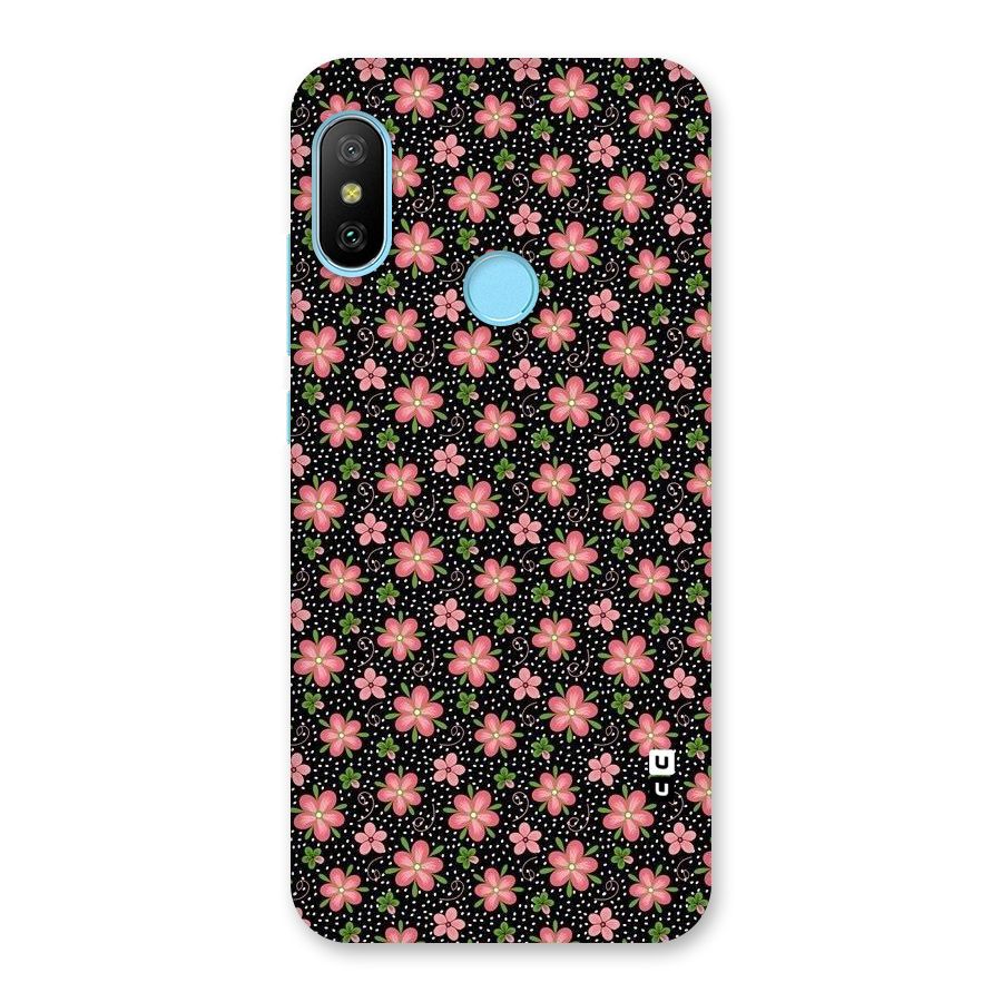 Cute Tiny Flowers Back Case for Redmi 6 Pro