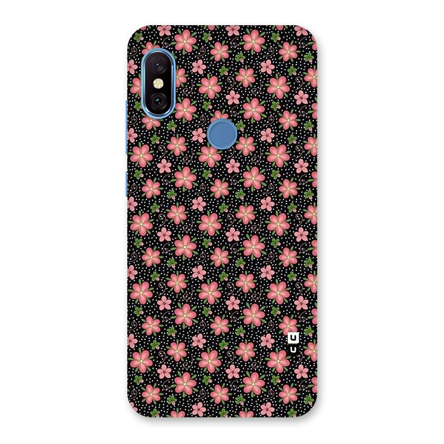 Cute Tiny Flowers Back Case for Redmi Note 6 Pro