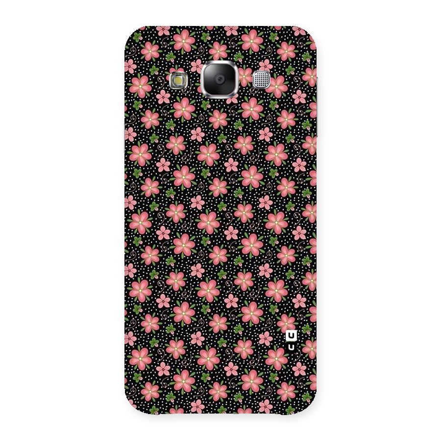 Cute Tiny Flowers Back Case for Samsung Galaxy E5