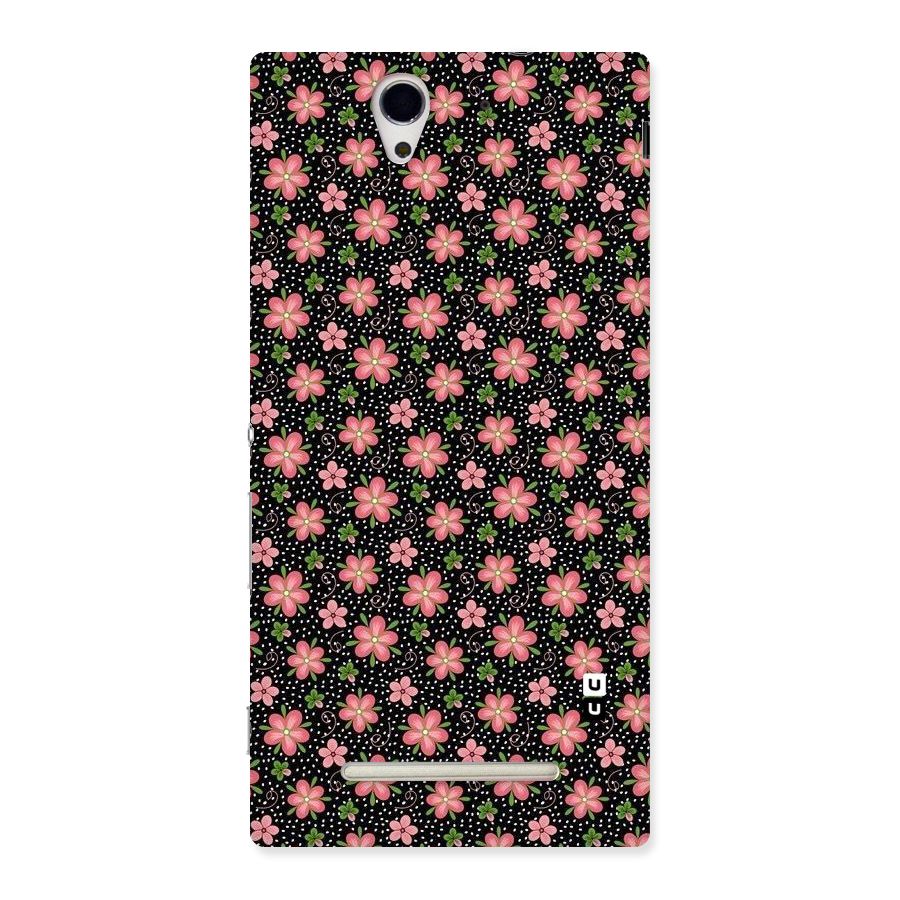 Cute Tiny Flowers Back Case for Sony Xperia C3