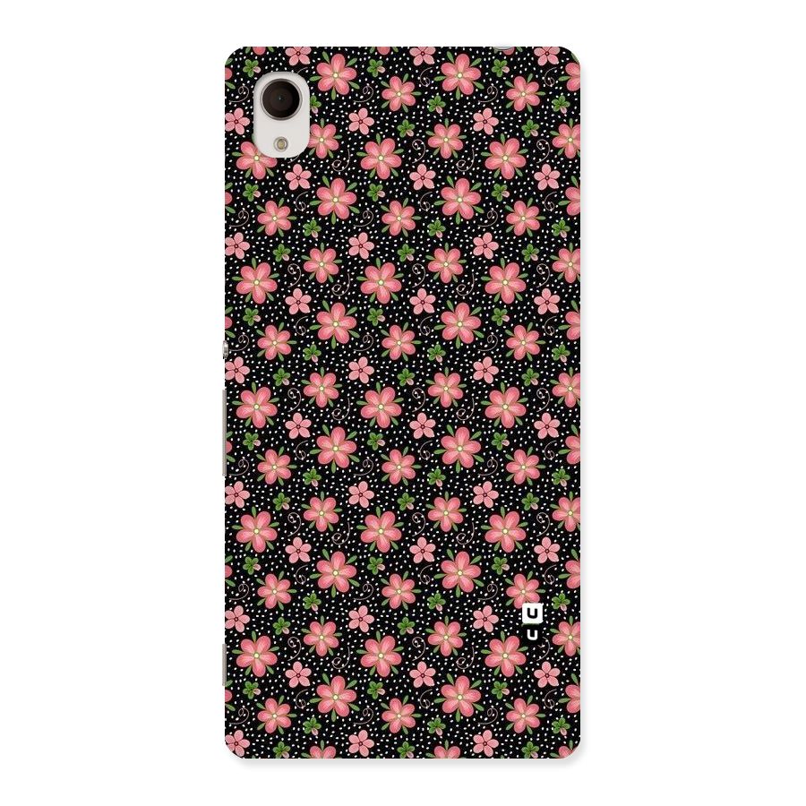 Cute Tiny Flowers Back Case for Sony Xperia M4