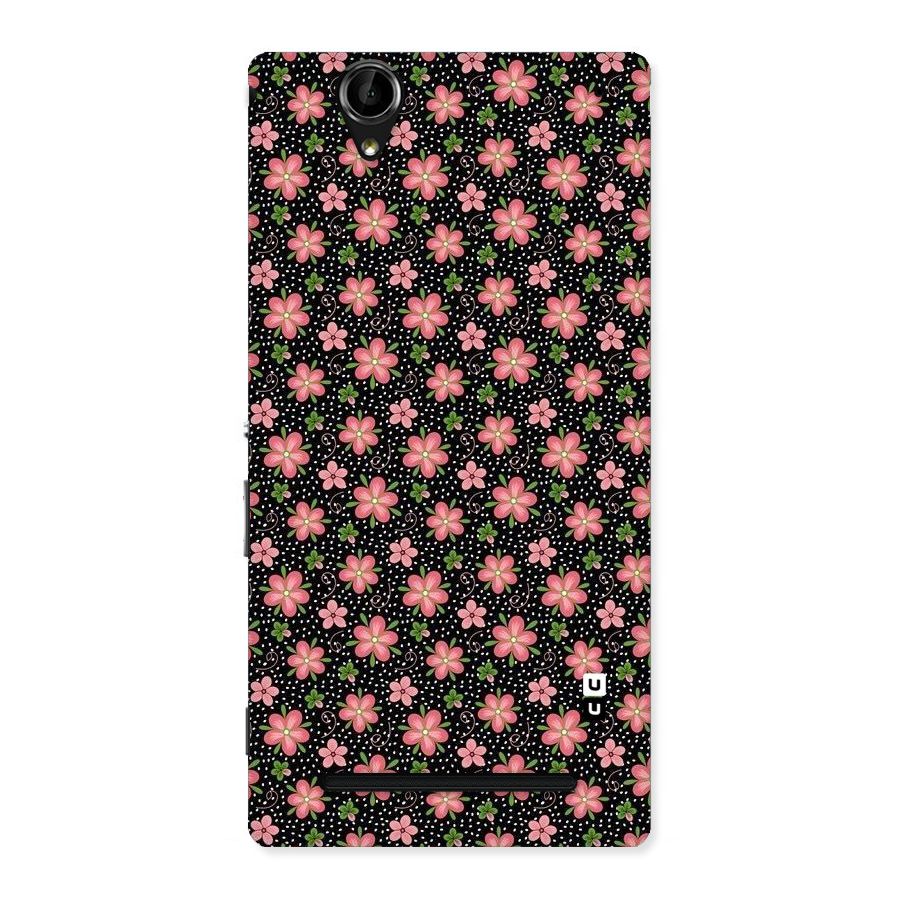 Cute Tiny Flowers Back Case for Sony Xperia T2