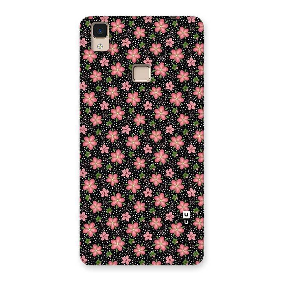 Cute Tiny Flowers Back Case for V3 Max