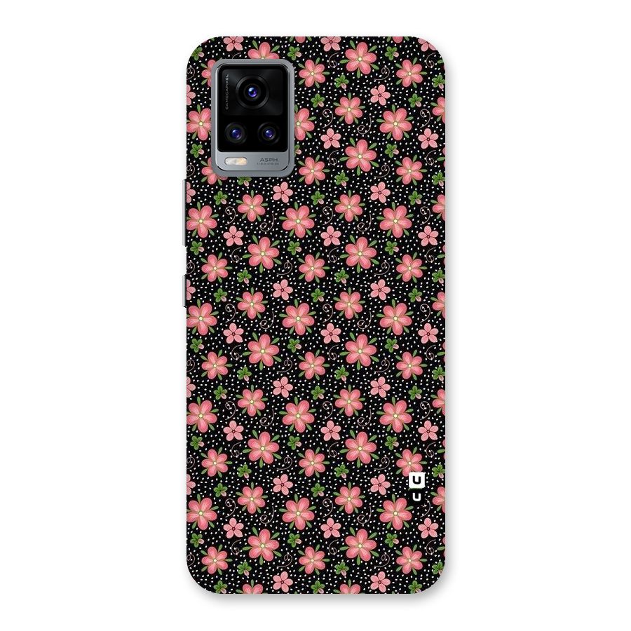 Cute Tiny Flowers Back Case for Vivo V20