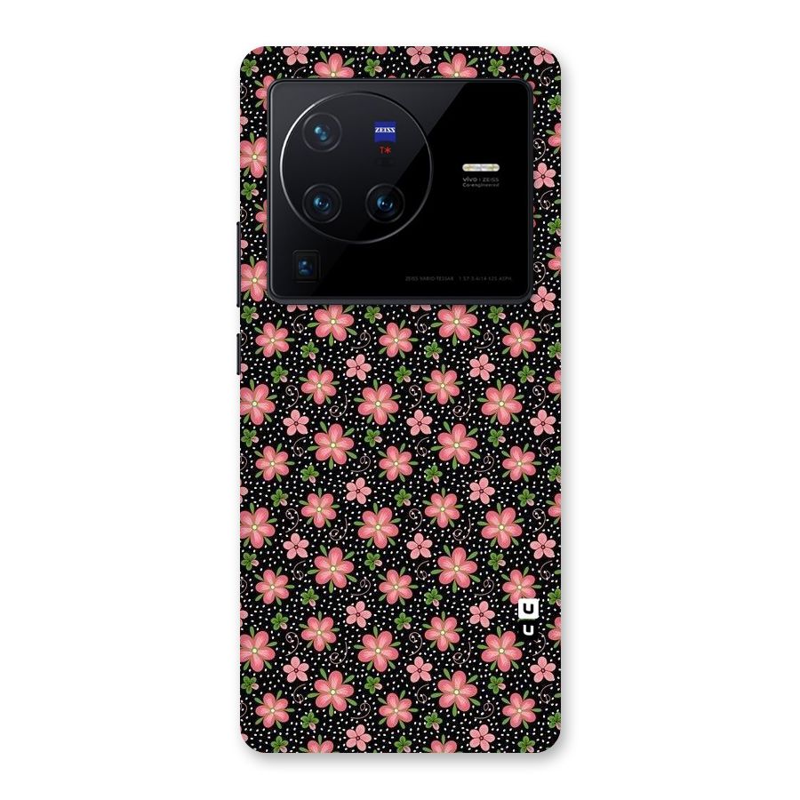 Cute Tiny Flowers Back Case for Vivo X80 Pro