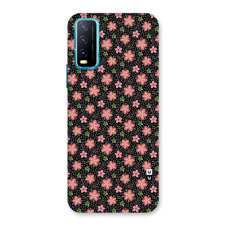 Cute Tiny Flowers Back Case for Vivo Y20A