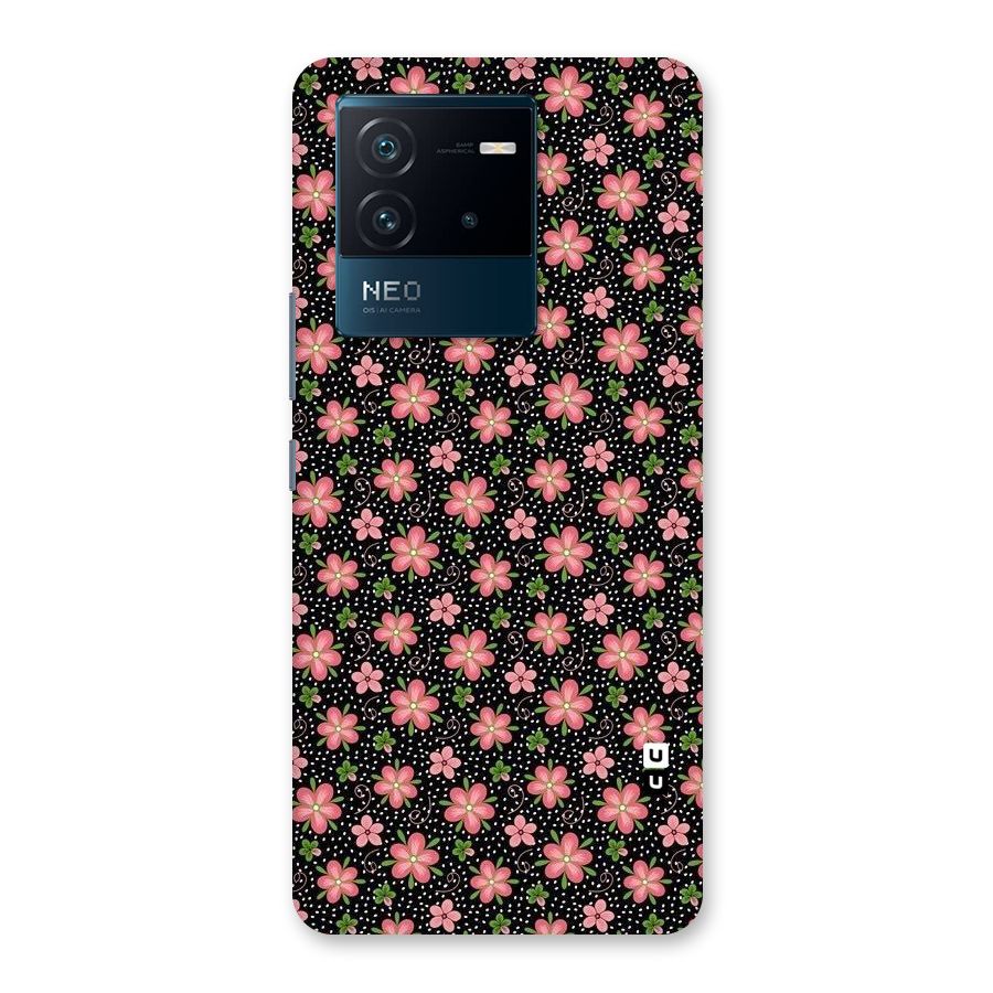 Cute Tiny Flowers Back Case for Vivo iQOO Neo 6 5G