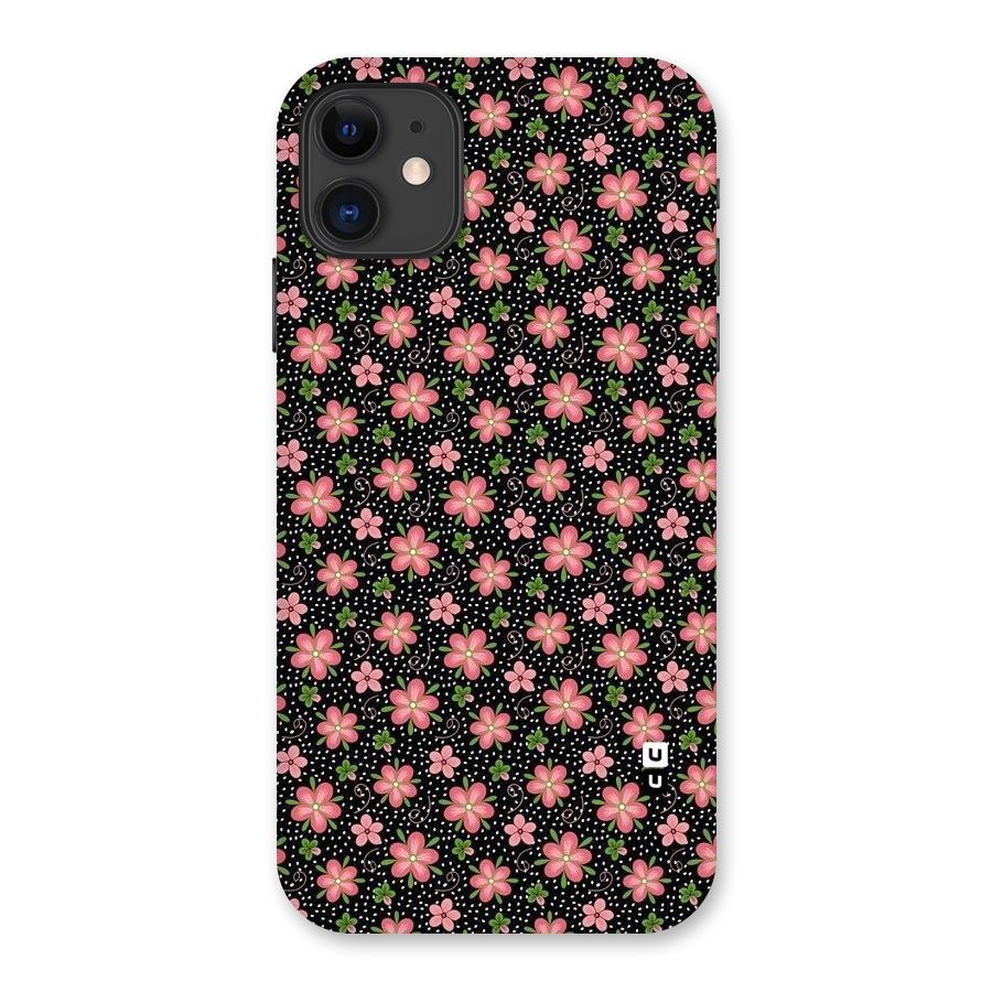 Cute Tiny Flowers Back Case for iPhone 11