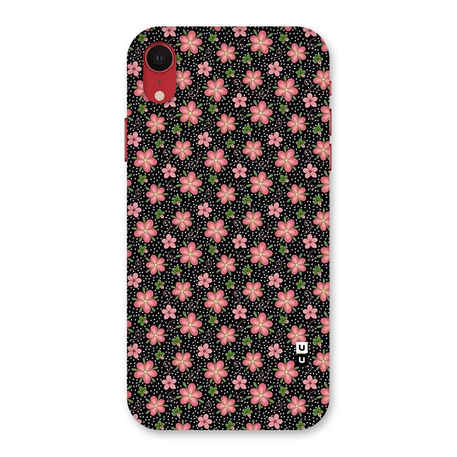 Cute Tiny Flowers Back Case for iPhone XR