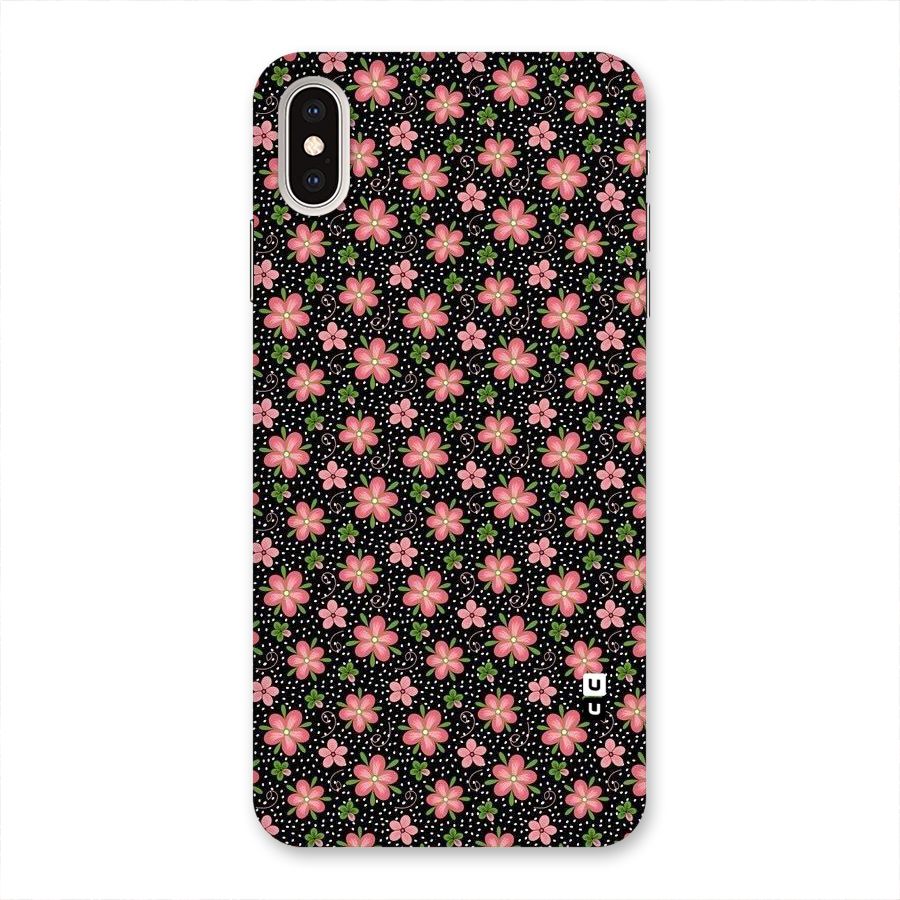 Cute Tiny Flowers Back Case for iPhone XS Max