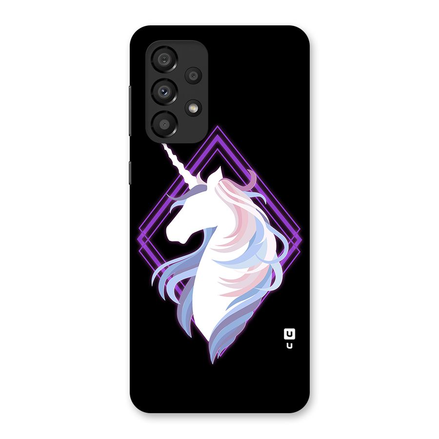 Cute Unicorn Illustration Back Case for Galaxy A33 5G