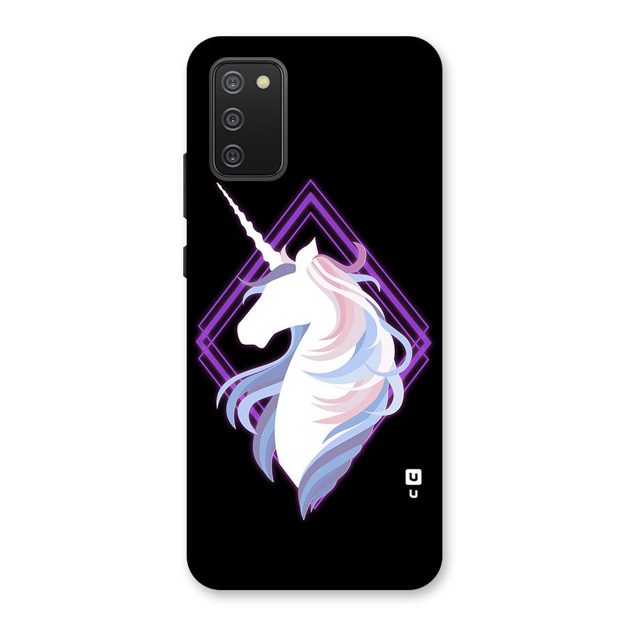 Cute Unicorn Illustration Back Case for Galaxy M02s