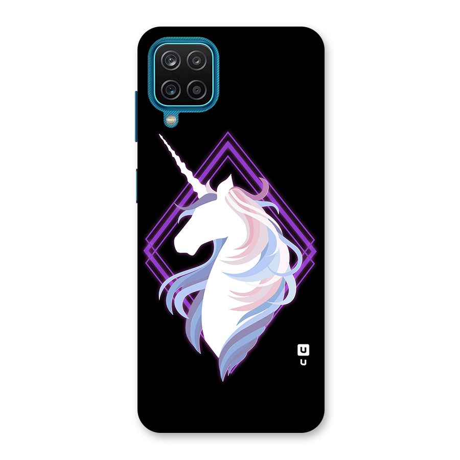 Cute Unicorn Illustration Back Case for Galaxy M12