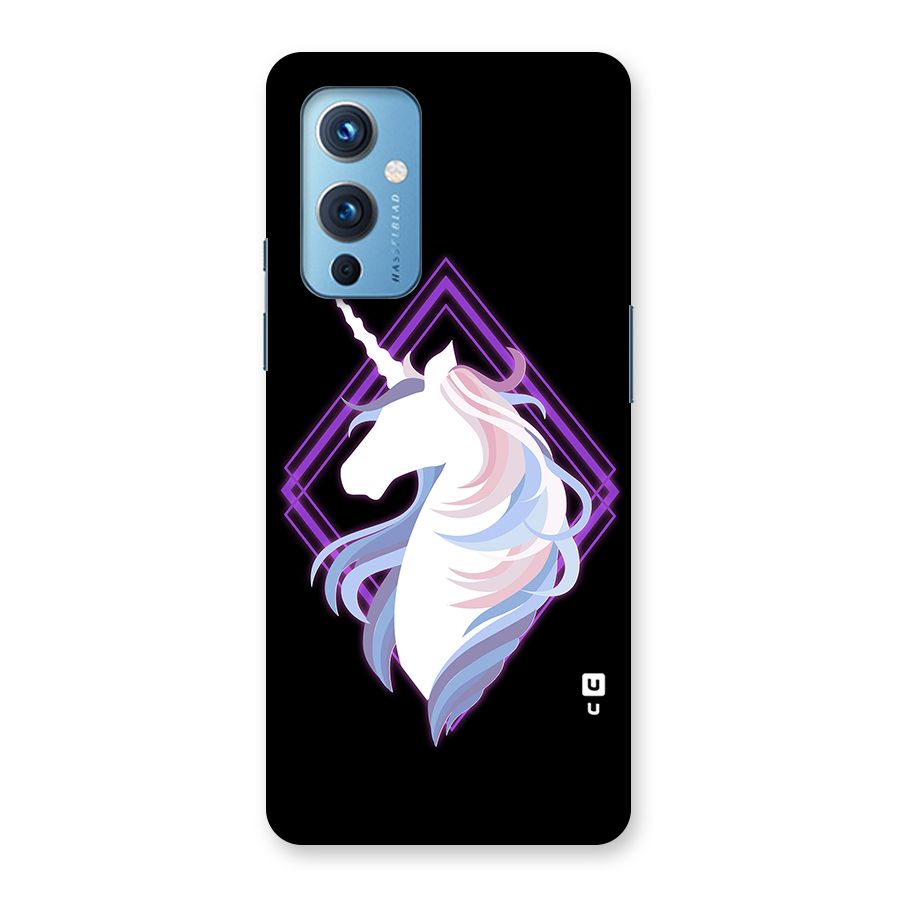 Cute Unicorn Illustration Back Case for OnePlus 9