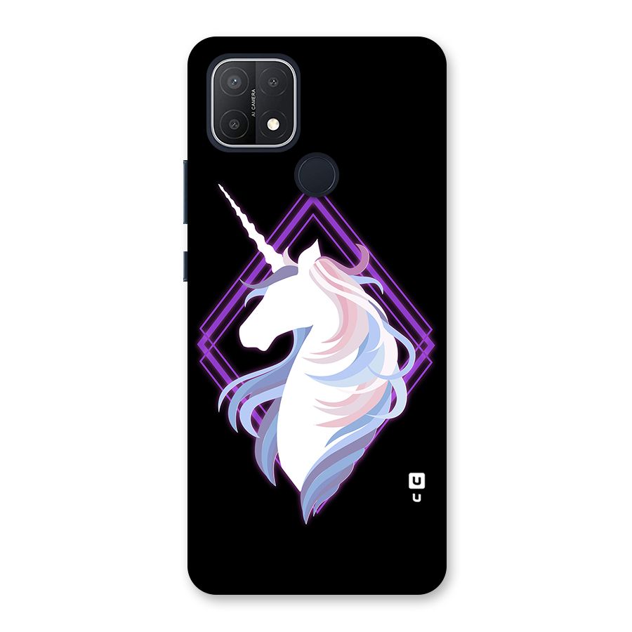 Cute Unicorn Illustration Back Case for Oppo A15