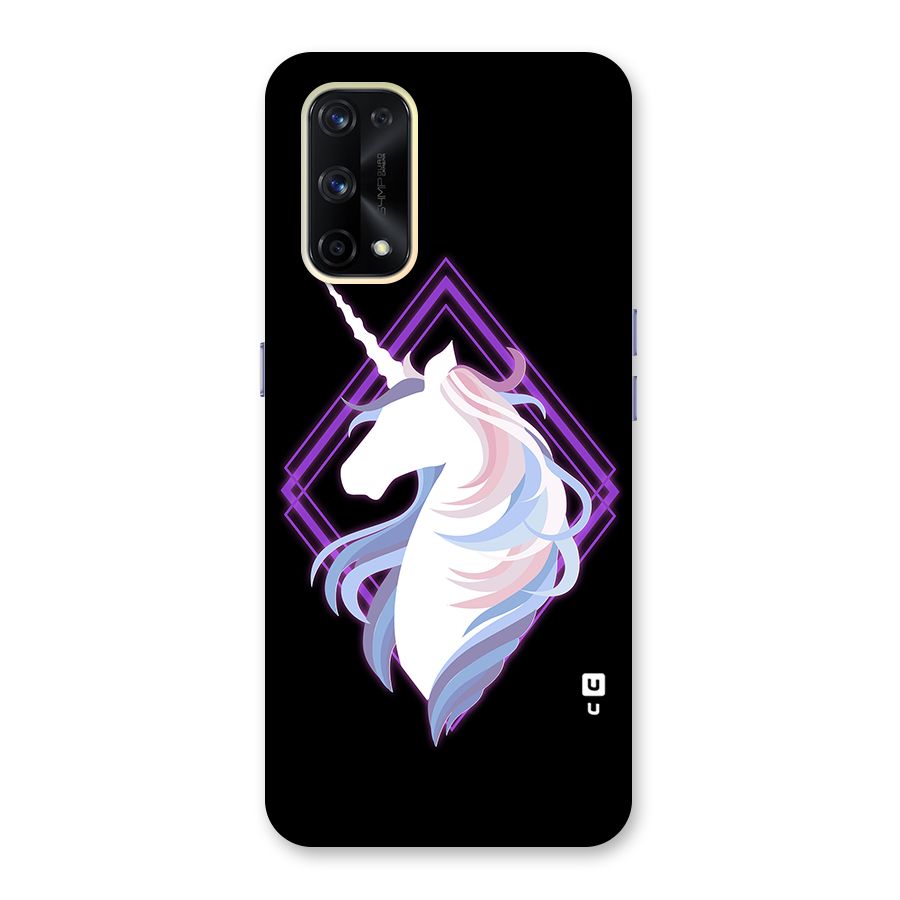 Cute Unicorn Illustration Glass Back Case for Realme X7 Pro