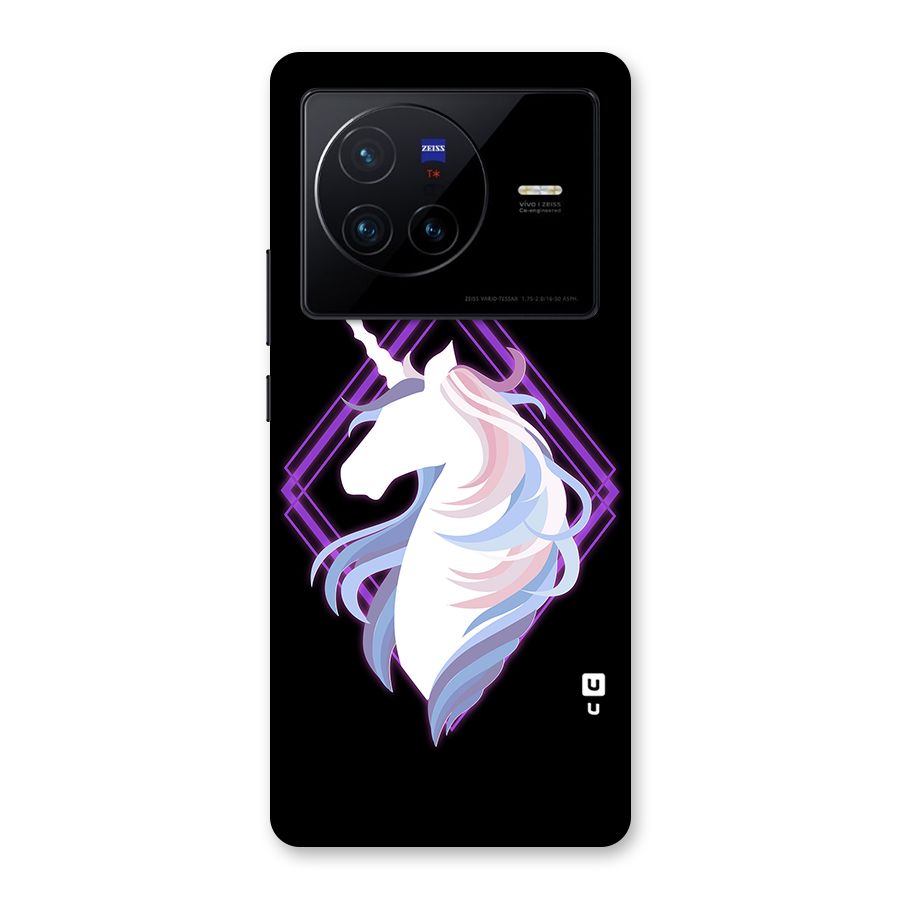 Cute Unicorn Illustration Back Case for Vivo X80