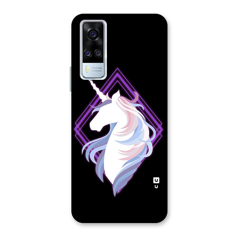 Cute Unicorn Illustration Back Case for Vivo Y31