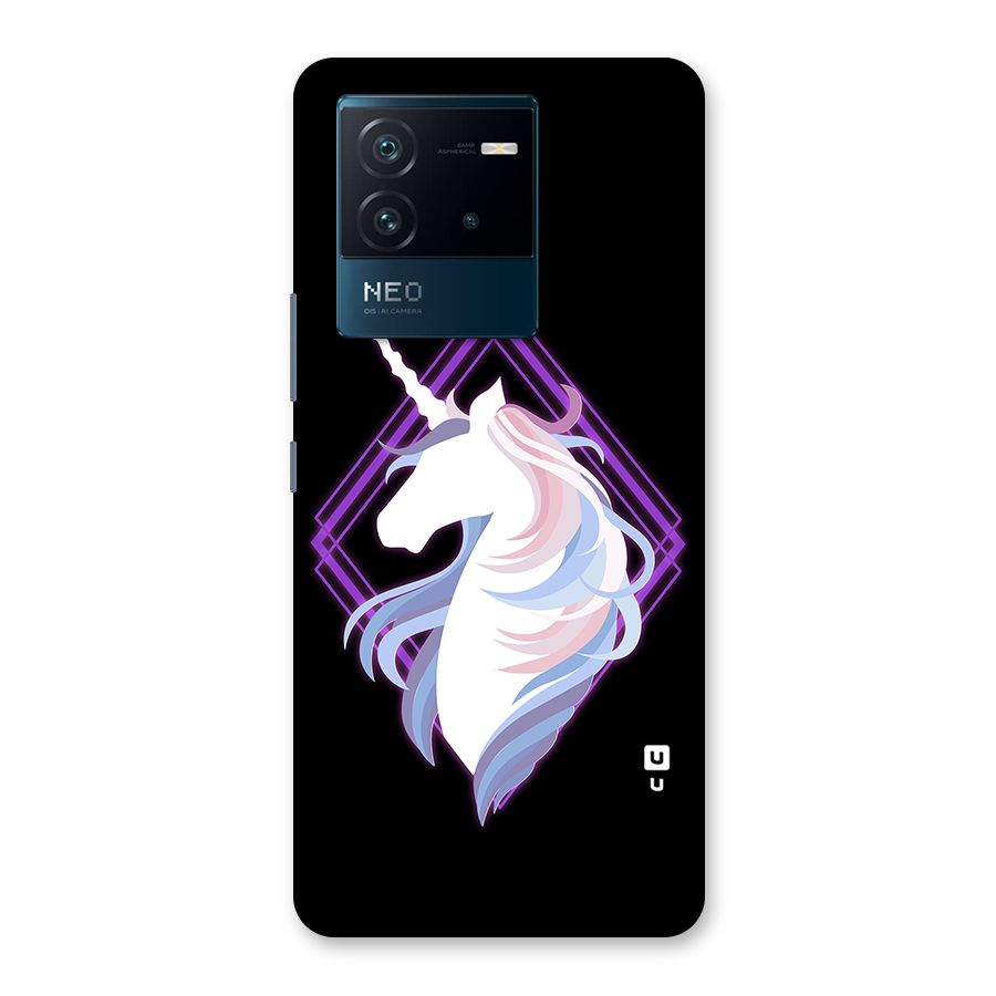 Cute Unicorn Illustration Back Case for Vivo iQOO Neo 6 5G