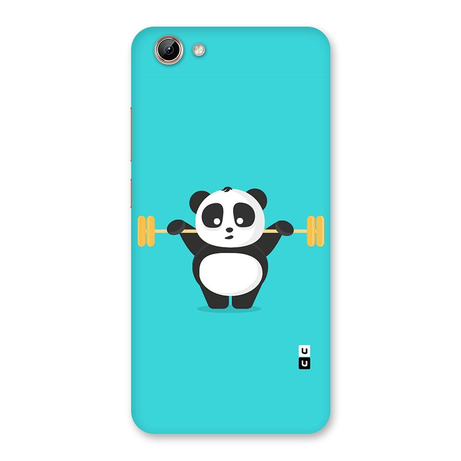 Cute Weightlifting Panda Back Case for Vivo Y71i