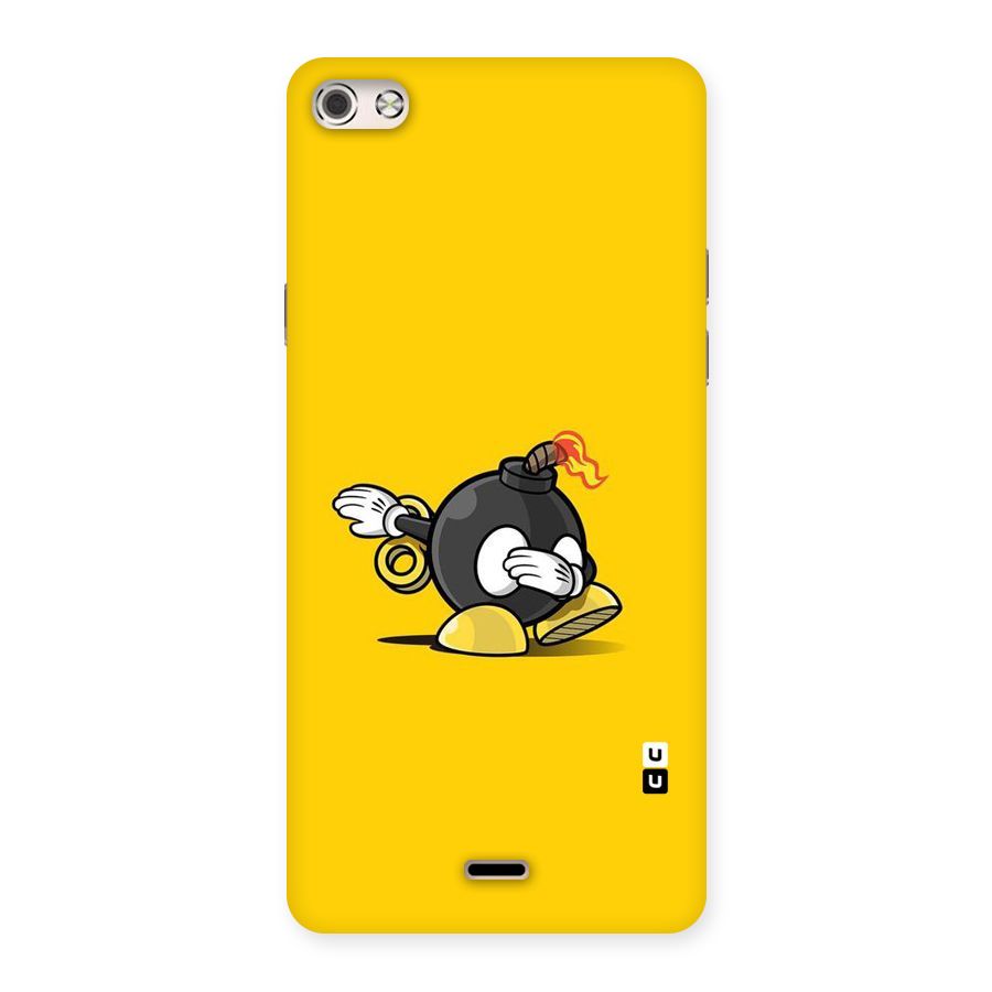 Dab Bomb Back Case for Micromax Canvas Silver 5