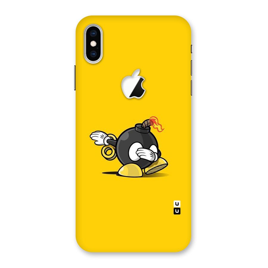 Dab Bomb Back Case for iPhone XS Max Apple Cut