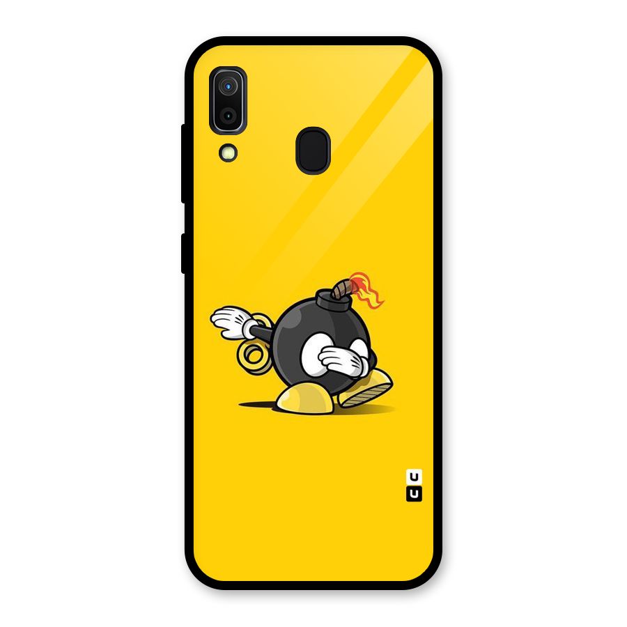 Dab Bomb Glass Back Case for Galaxy A30