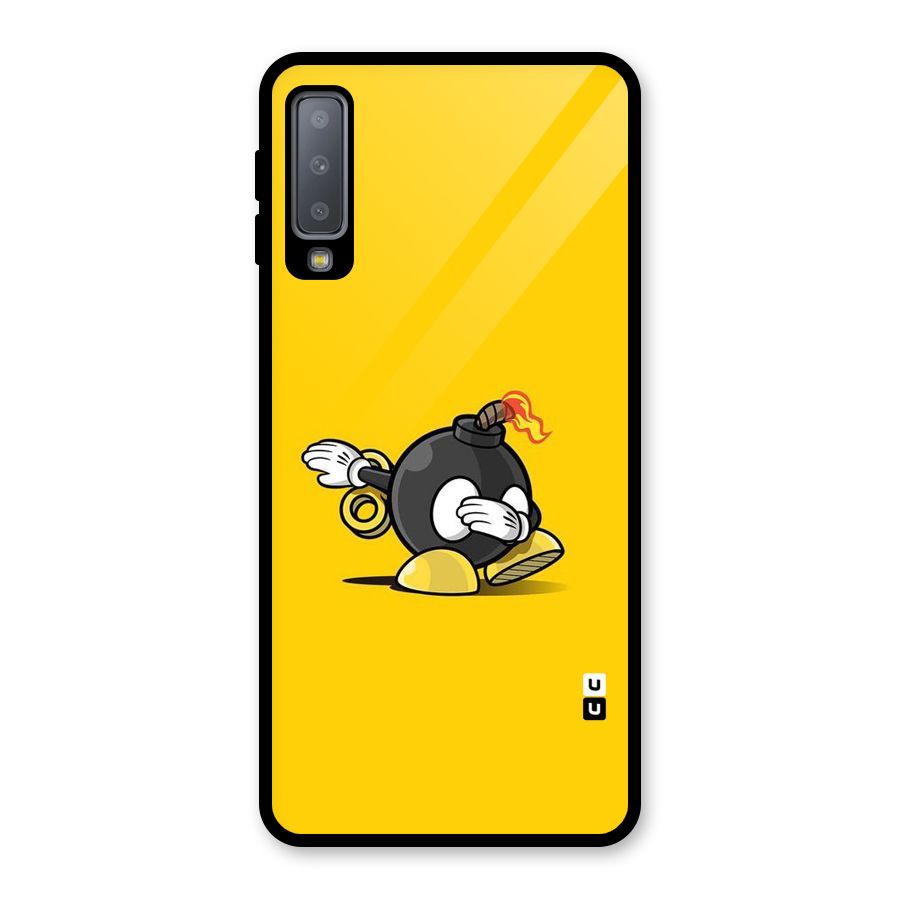 Dab Bomb Glass Back Case for Galaxy A7 (2018)