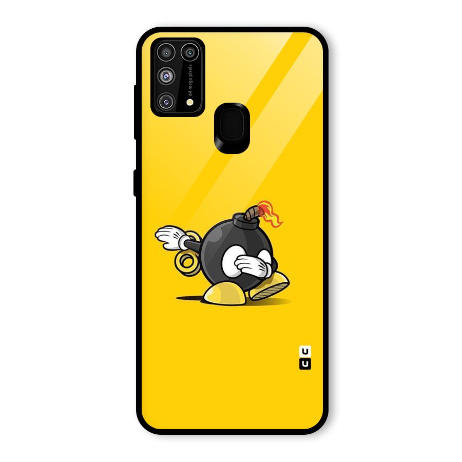 Dab Bomb Glass Back Case for Galaxy F41