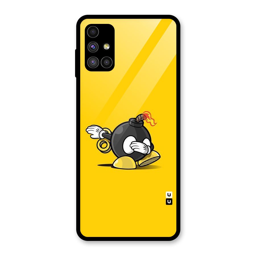 Dab Bomb Glass Back Case for Galaxy M51