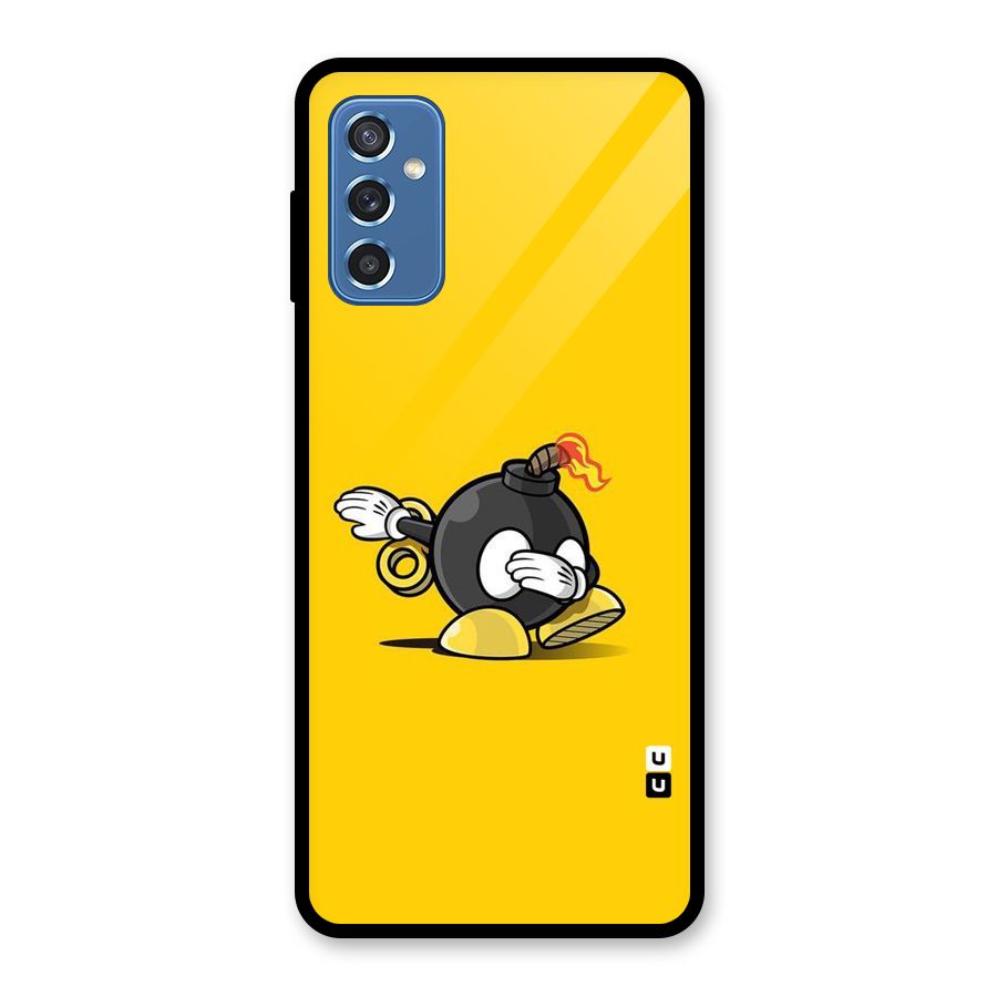 Dab Bomb Glass Back Case for Galaxy M52 5G