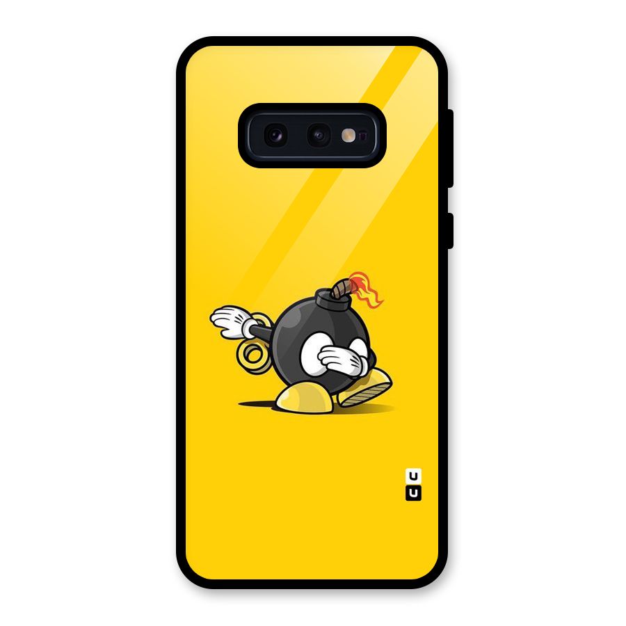 Dab Bomb Glass Back Case for Galaxy S10e