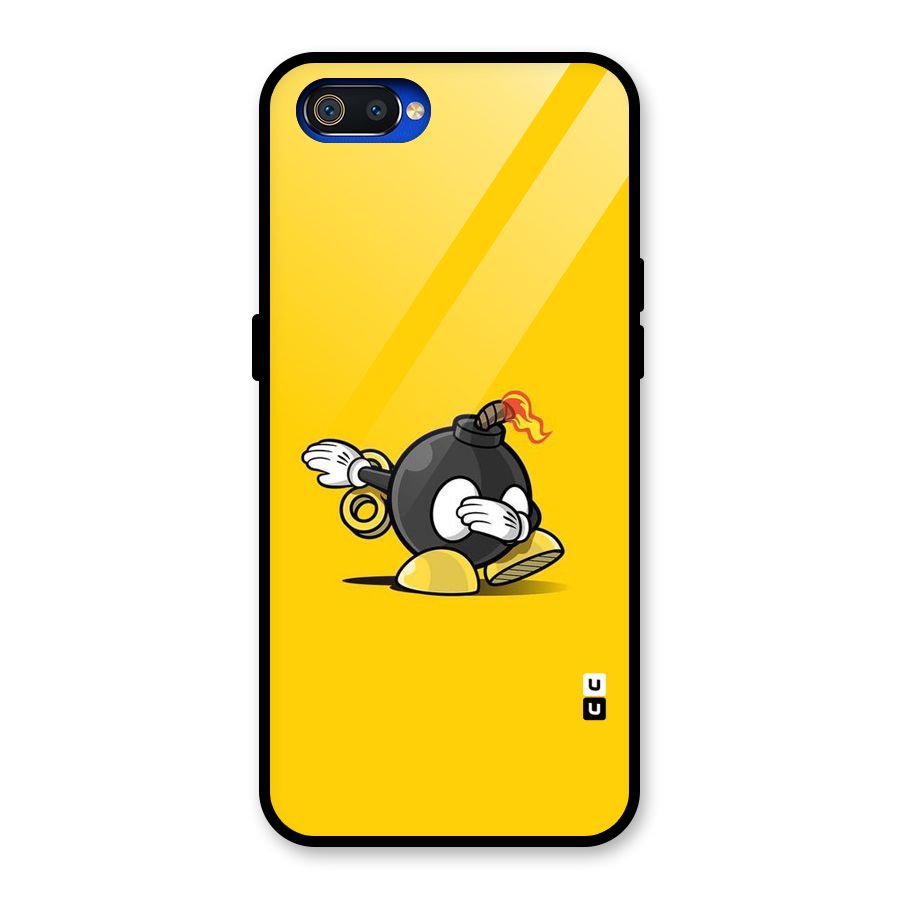 Dab Bomb Glass Back Case for Realme C2