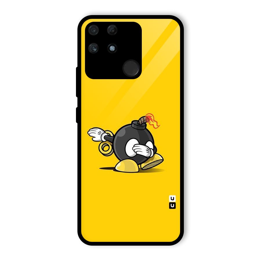 Dab Bomb Glass Back Case for Realme Narzo 50A