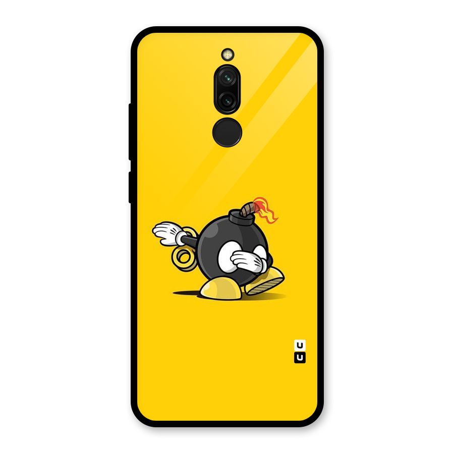 Dab Bomb Glass Back Case for Redmi 8