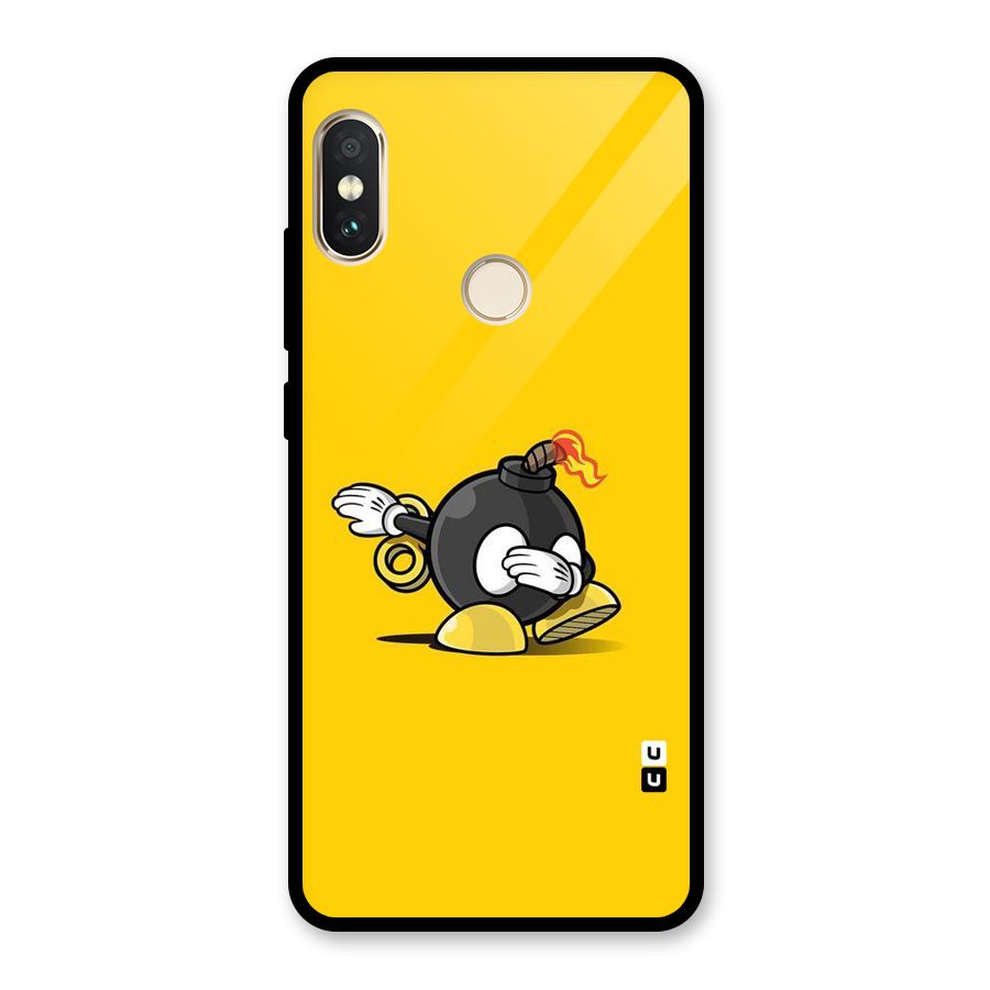 Dab Bomb Glass Back Case for Redmi Note 5 Pro