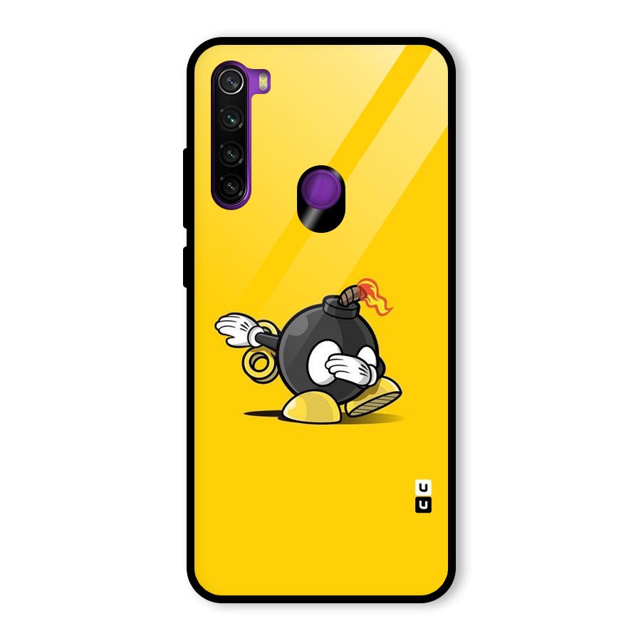 Dab Bomb Glass Back Case for Redmi Note 8