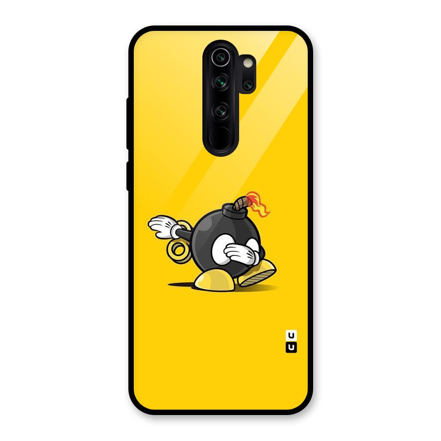 Dab Bomb Glass Back Case for Redmi Note 8 Pro