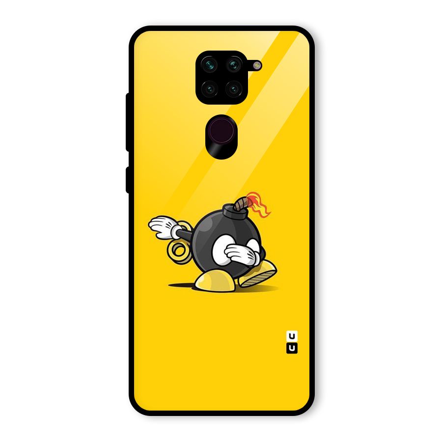 Dab Bomb Glass Back Case for Redmi Note 9