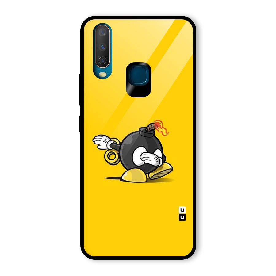 Dab Bomb Glass Back Case for Vivo U10