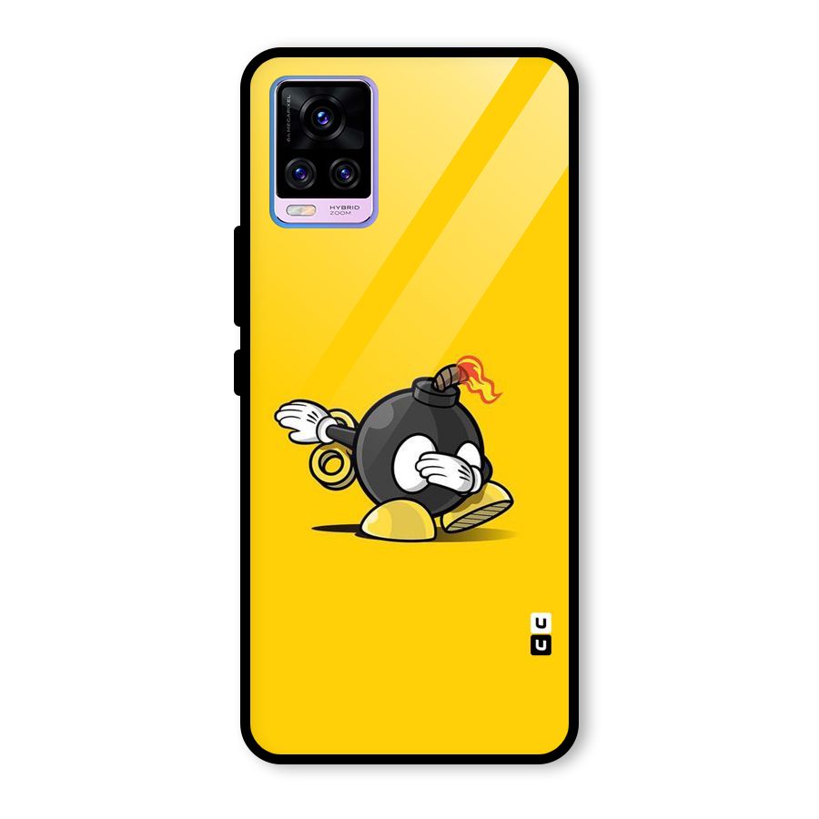 Dab Bomb Glass Back Case for Vivo V20 Pro
