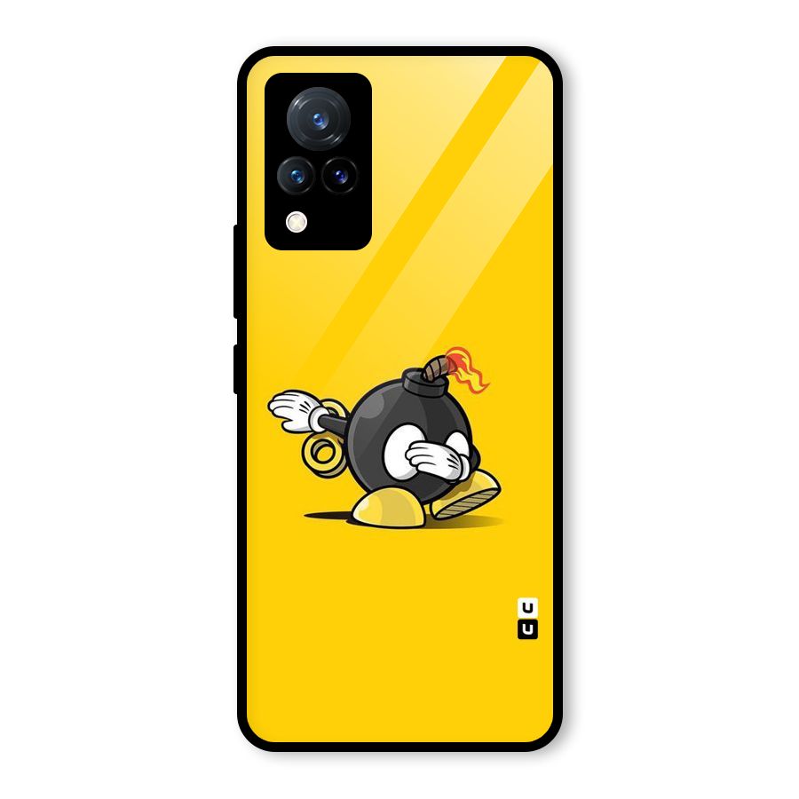 Dab Bomb Glass Back Case for Vivo V21 5G