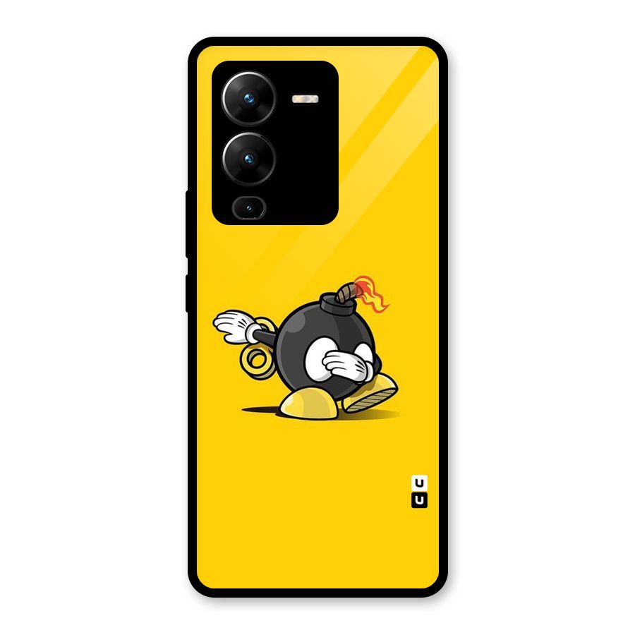 Dab Bomb Glass Back Case for Vivo V25 Pro