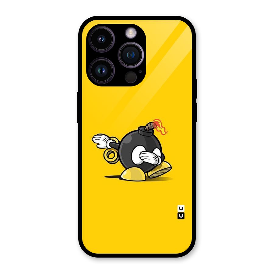 Dab Bomb Glass Back Case for iPhone 14 Pro