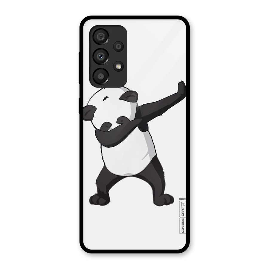Dab Panda Shoot Glass Back Case for Galaxy A33 5G