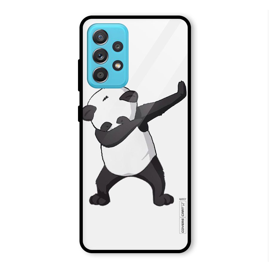 Dab Panda Shoot Glass Back Case for Galaxy A52s 5G