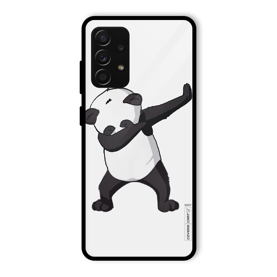 Dab Panda Shoot Glass Back Case for Galaxy A53 5G